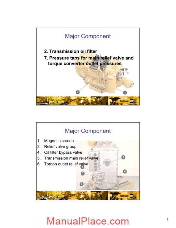 caterpillar cx31 transmission shop manual page 3