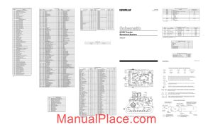 caterpillar d10r tractor electrical system schematic page 1