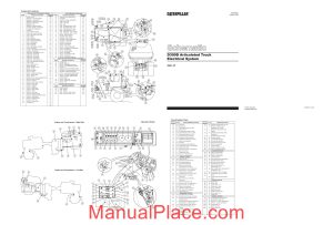 caterpillar d300d articulated truck electrical system page 1