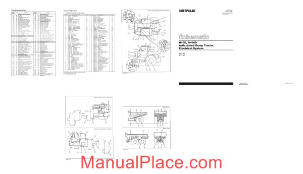 caterpillar d40d d400d articulated dump trucks electrical system page 1