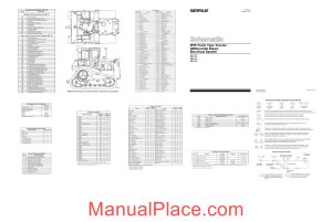 caterpillar d7r track type tractor electrical system schematic 15c11318 page 1