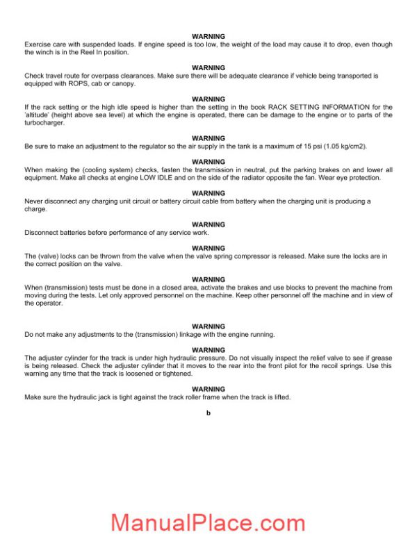 caterpillar d8k parts book page 3