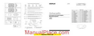 caterpillar diagrama electrico c 16 and c 18 truck engine page 1