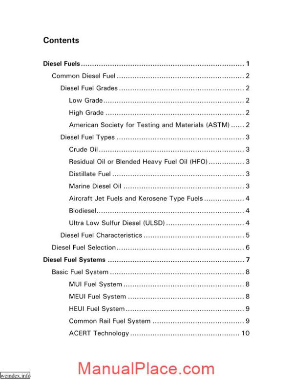 caterpillar diesel fuel and diesel fuel systems a i guide page 3