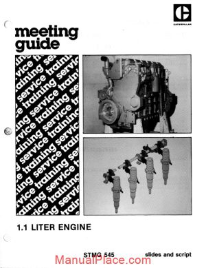 caterpillar engine 3116 meeting guide 213b 214b excavator page 1