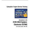 caterpillar engine service training 3126 heui system page 1