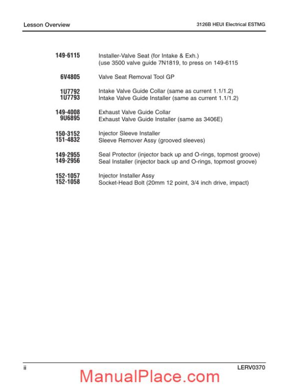 caterpillar engine service training 3126b heui system page 4