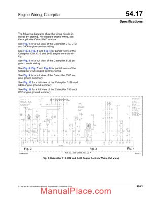 caterpillar engine wiring page 1