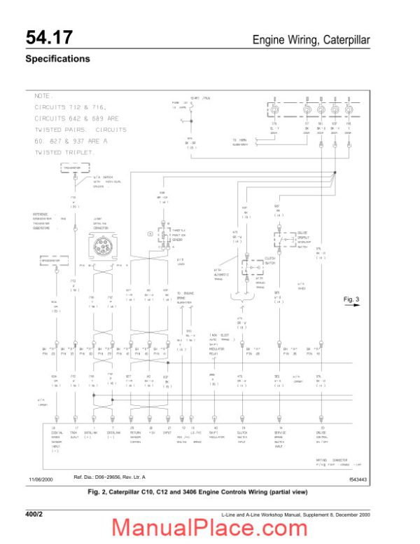 caterpillar engine wiring page 2