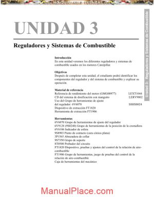 caterpillar engines regulators manual fuel systems page 1