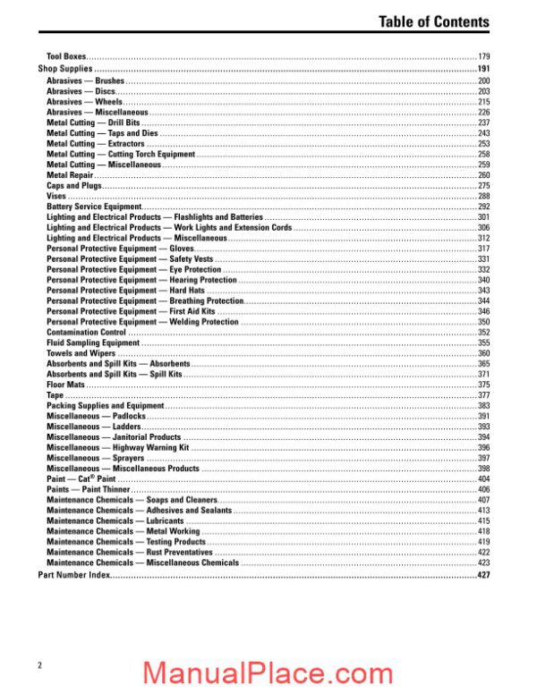 caterpillar hand tools and shop supplies 2014 page 4