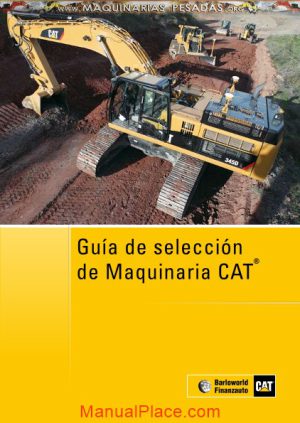 caterpillar heavy machinery guided selection manual page 1