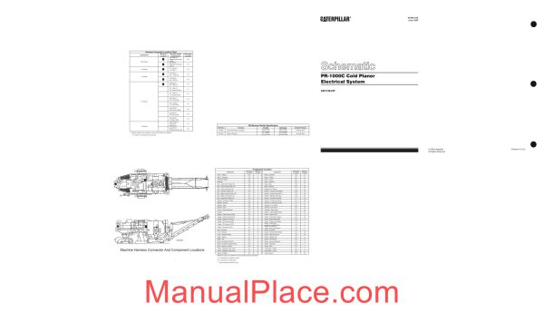 caterpillar kenr1648 electrical system schematic page 1