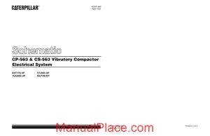 caterpillar kenr1689 electrical system schematic page 1