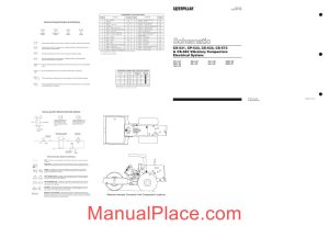 caterpillar kenr1885 electrical system schematic page 1