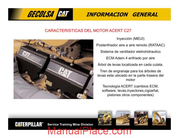 caterpillar motor acert c27 training manual page 2