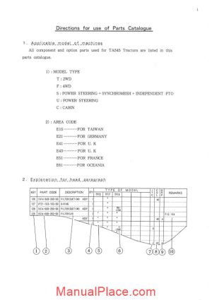 caterpillar parts cat ta545f page 1