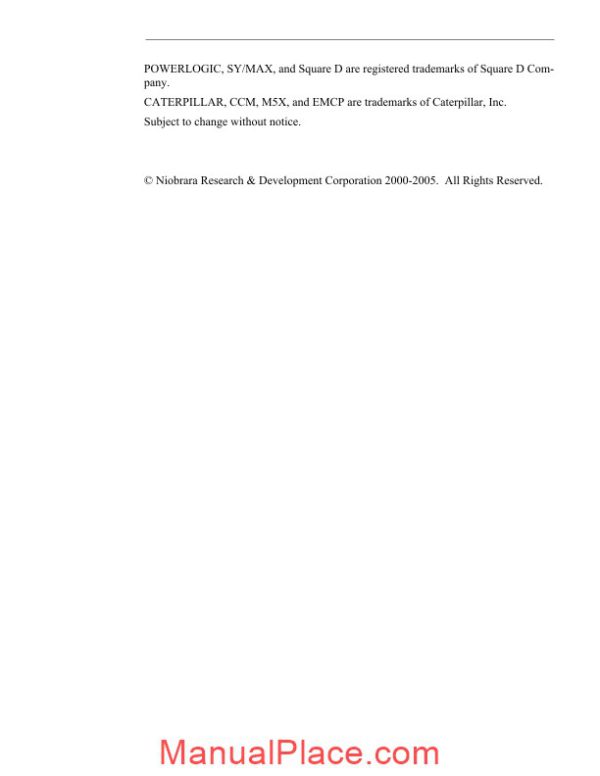 caterpillar qucm ccm installation and programming manual page 2