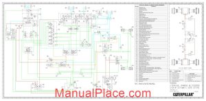 caterpillar r1600c hydraulic braking ste ing system schematic page 1