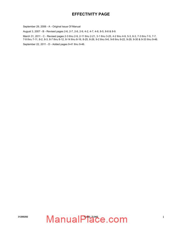 caterpillar tl642 tl943 telehandler service manual page 3
