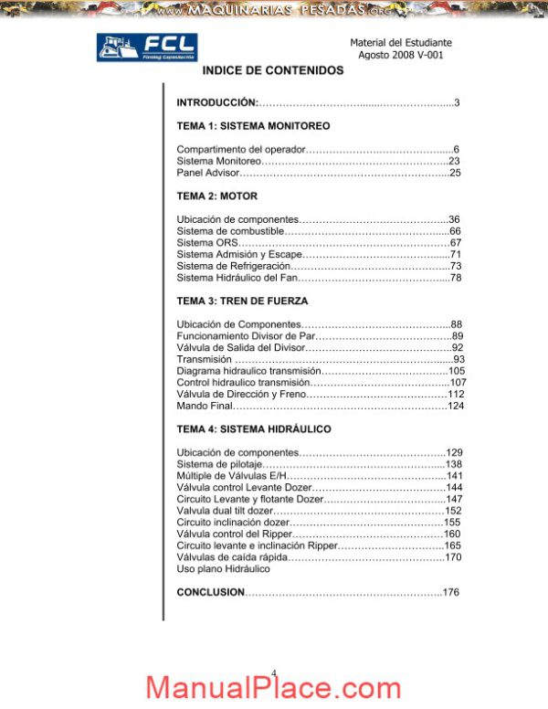 caterpillar tractor student manual instruction caterpillar d11t page 4