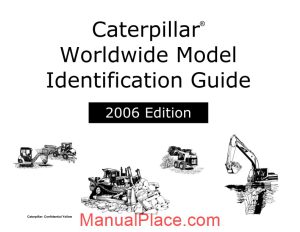 caterpillar worldwide model identification guide page 1