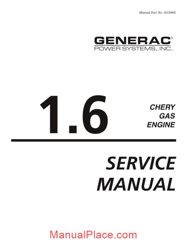 chery gas engine manual page 1