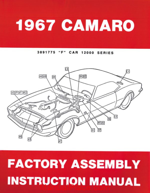 chevrolet 1967 camaro factory assembly manual page 1