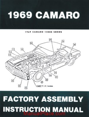 chevrolet 1969 camaro factory assembly manual page 1