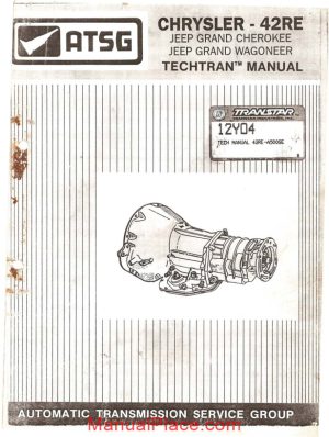 chrysler atsg 42re a500se technical manual page 1