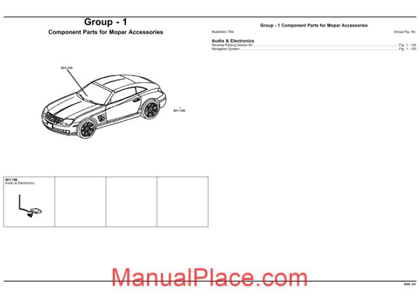 chrysler crossfire 2005 zh parts catalog page 2