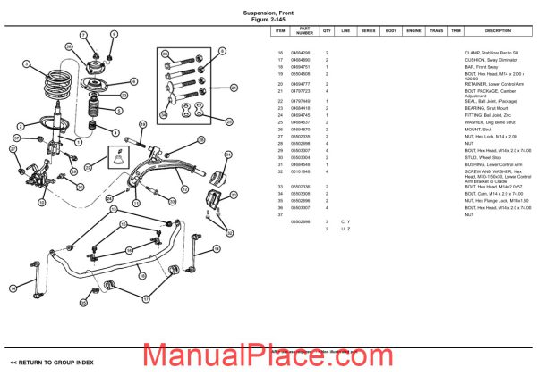 chrysler dodge minivan 1997 gs parts catalog page 4