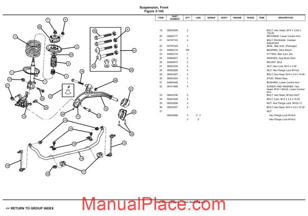 chrysler dodge minivan 1999 gs parts catalog page 4