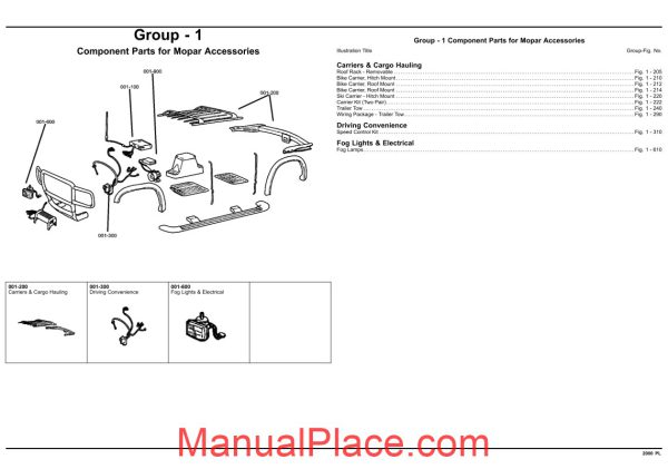 chrysler dodge plymouth neon 2000 pl parts catalog page 2