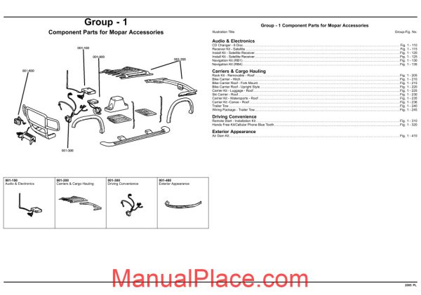 chrysler dodge plymouth neon 2005 pl parts catalog page 2