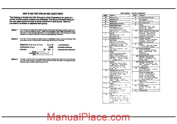 chrysler laser 1989 parts catalog page 2