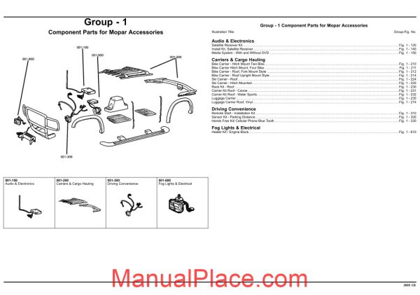 chrysler pacifica 2005 cs parts catalog page 2