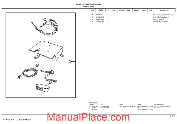 chrysler pacifica 2005 cs parts catalog page 4