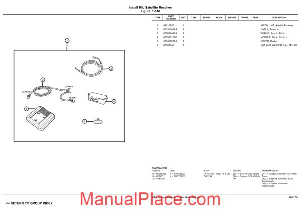 chrysler pacifica 2007 cs parts catalog page 4