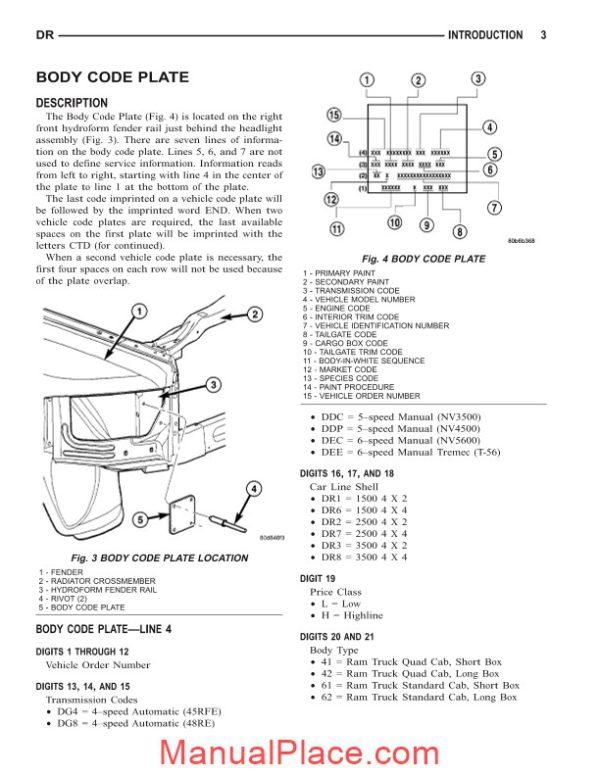 chrysler ram 2004 service manual page 4