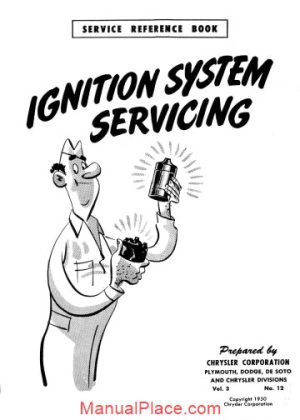 chrysler reference booklet servicing ignition systems page 1