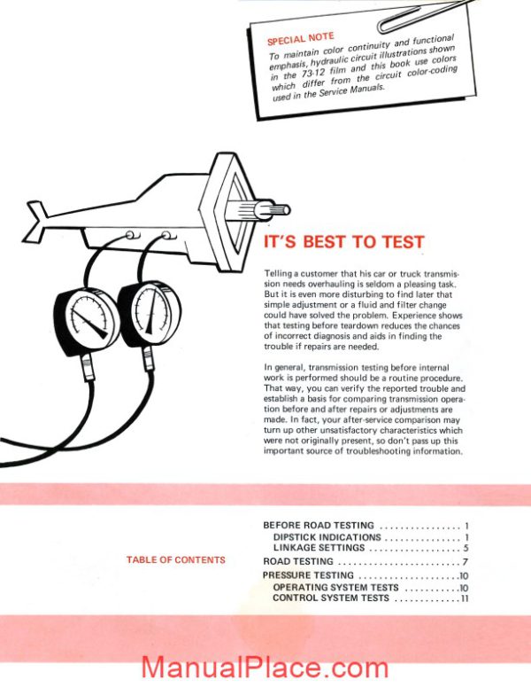 chrysler reference booklet torqueflite diagnosis page 2