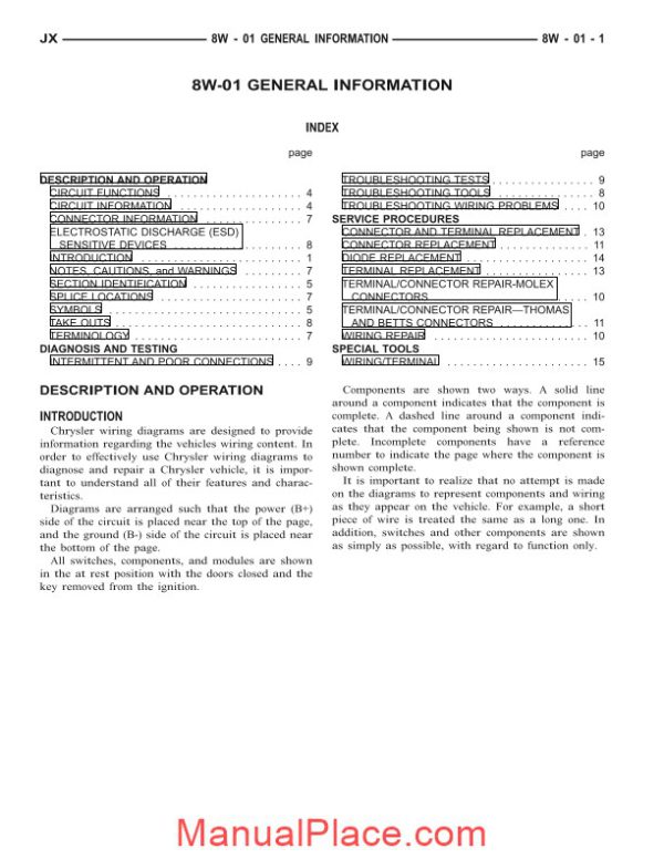 chrysler stratus convertible jx 1998 wiring all page 3