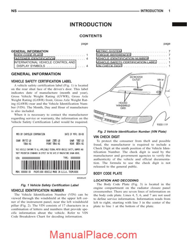 chrysler voyager service manual gs 1999 1996 page 4