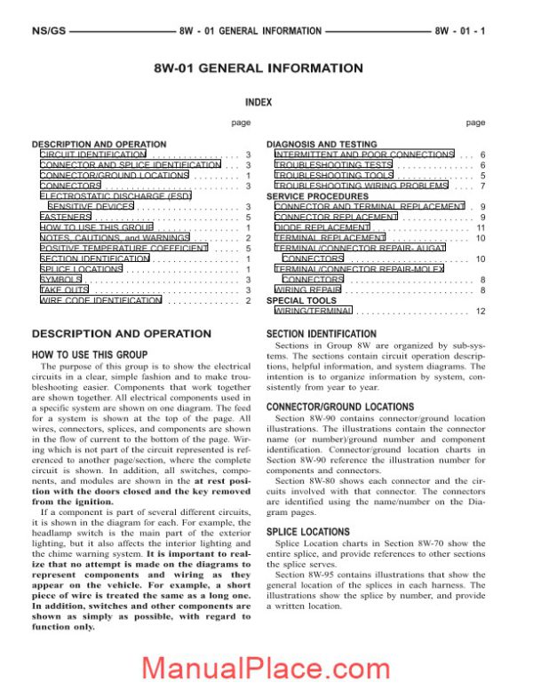 chrysler voyager town country 1997 wiring diagram page 3