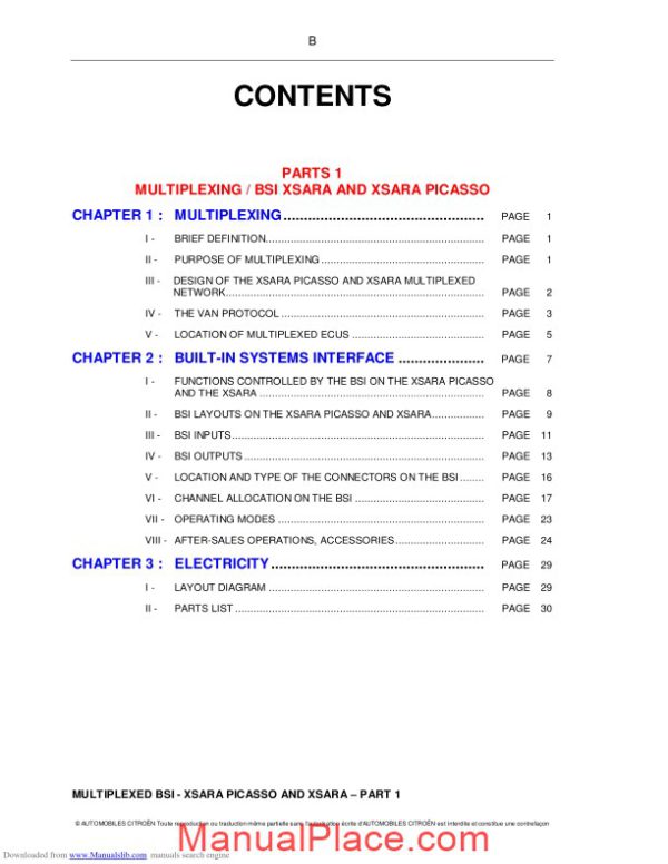 citroen xsara operating principle technical training page 4