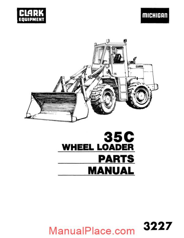 clark 35c parts manual page 1