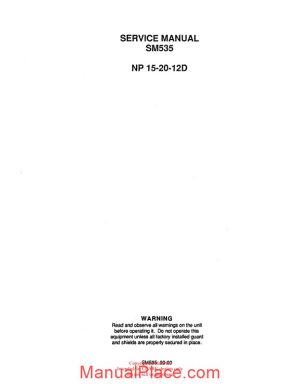 clark sm 535 service manual page 1