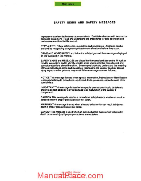 clark sm 577 service manual page 4