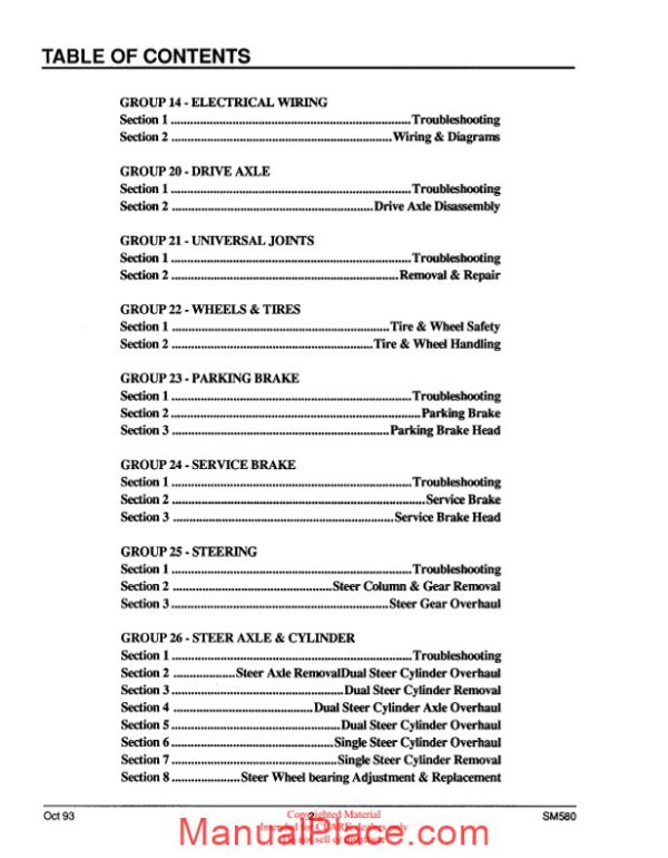 clark sm 580 service manual page 4